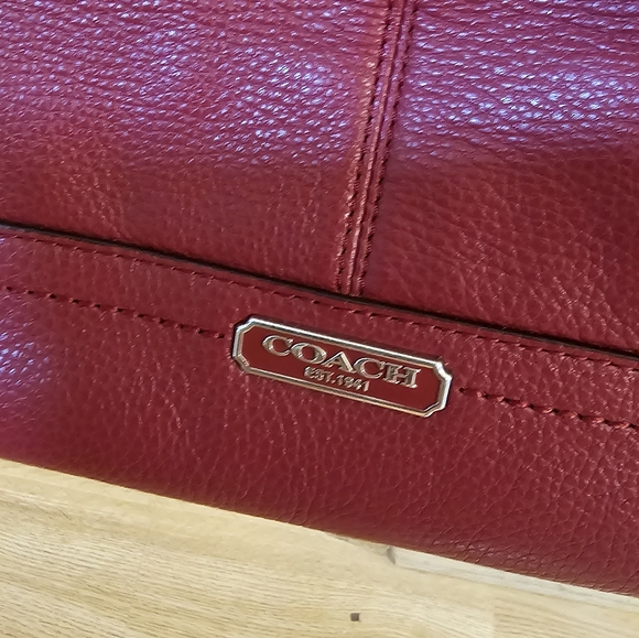 Coach Pebbled Leather Tote - Picture 2 of 16